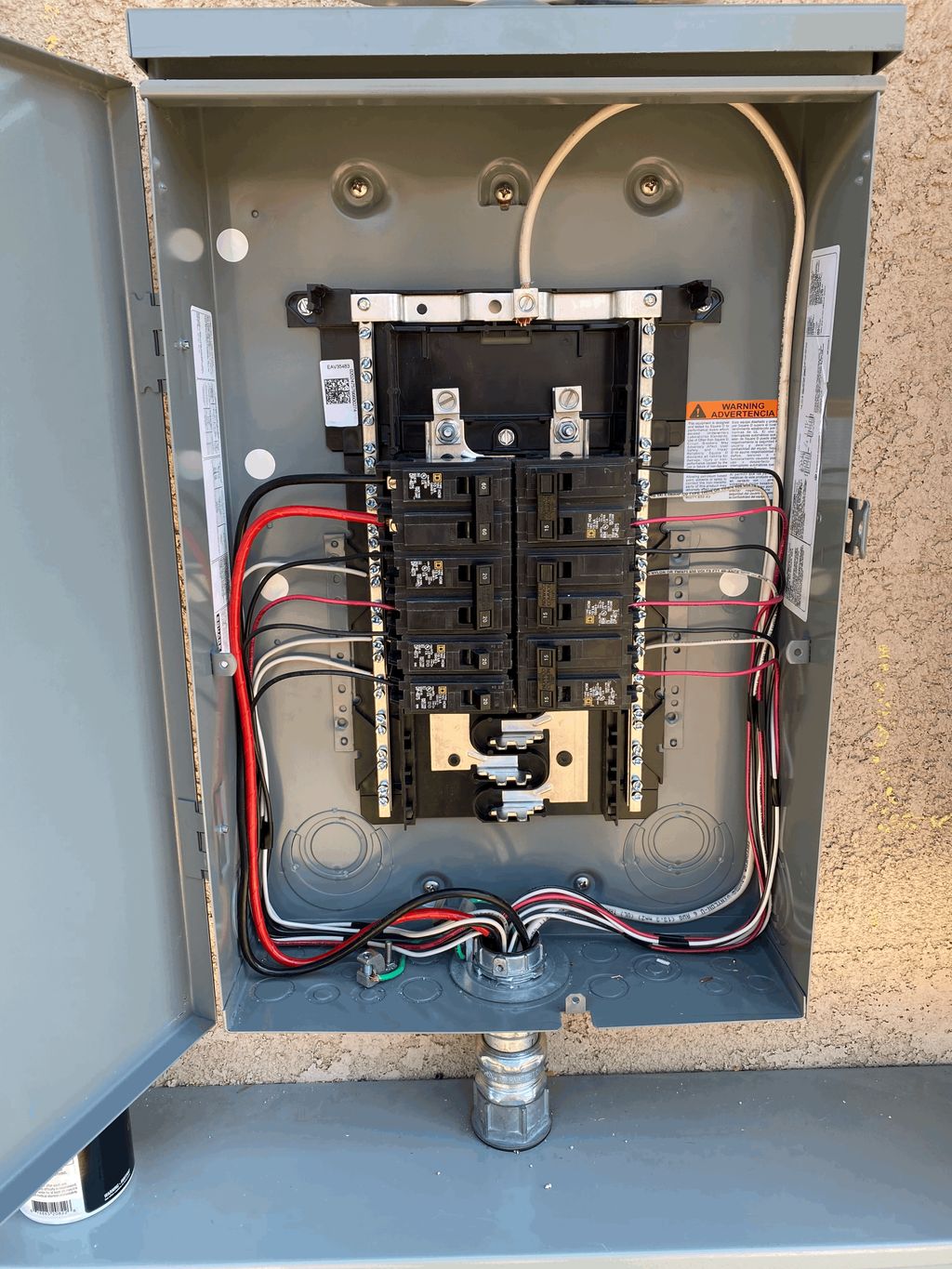 Backup loads sub panel