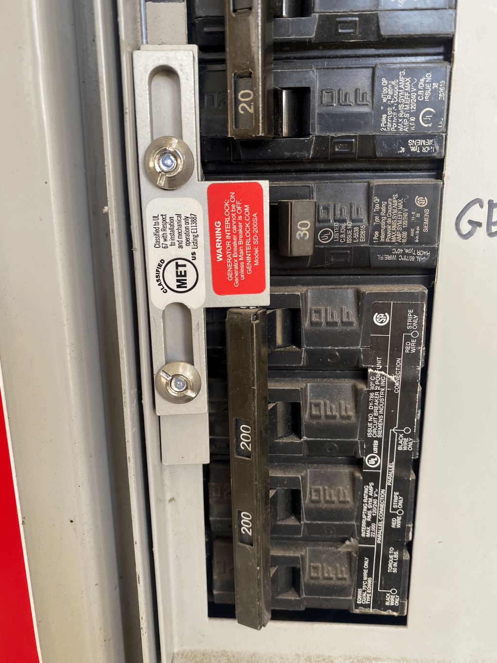 Interlock Kits are an inexpensive way to hook a ge