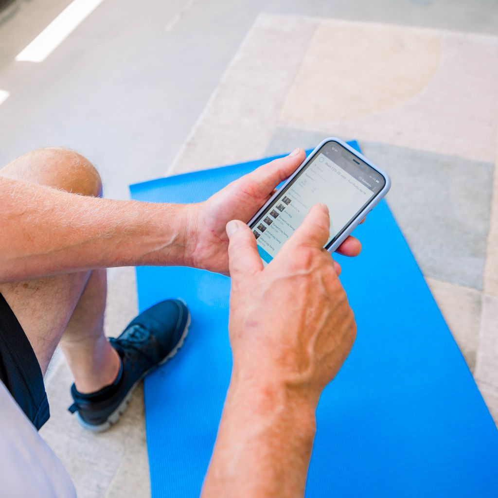 Every client gets access to the Klasik Fit App for