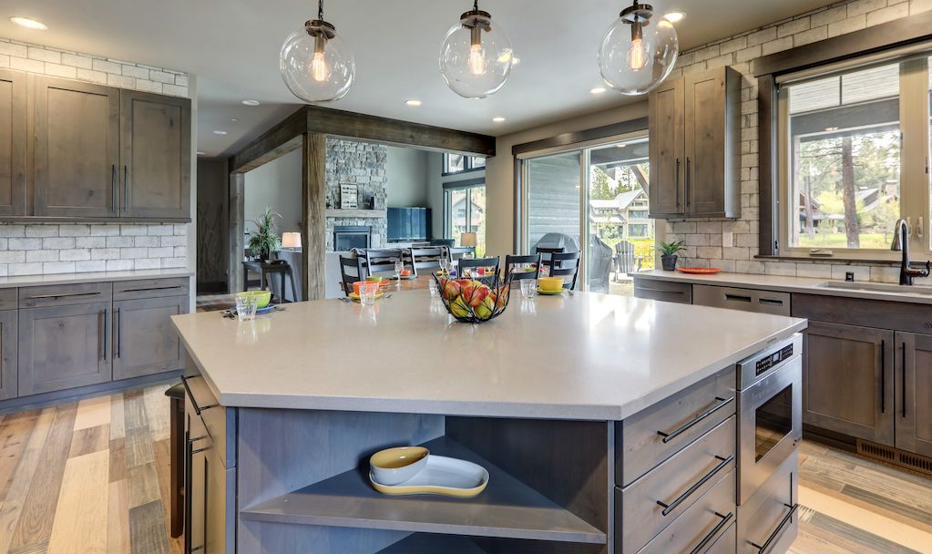 big kitchen island