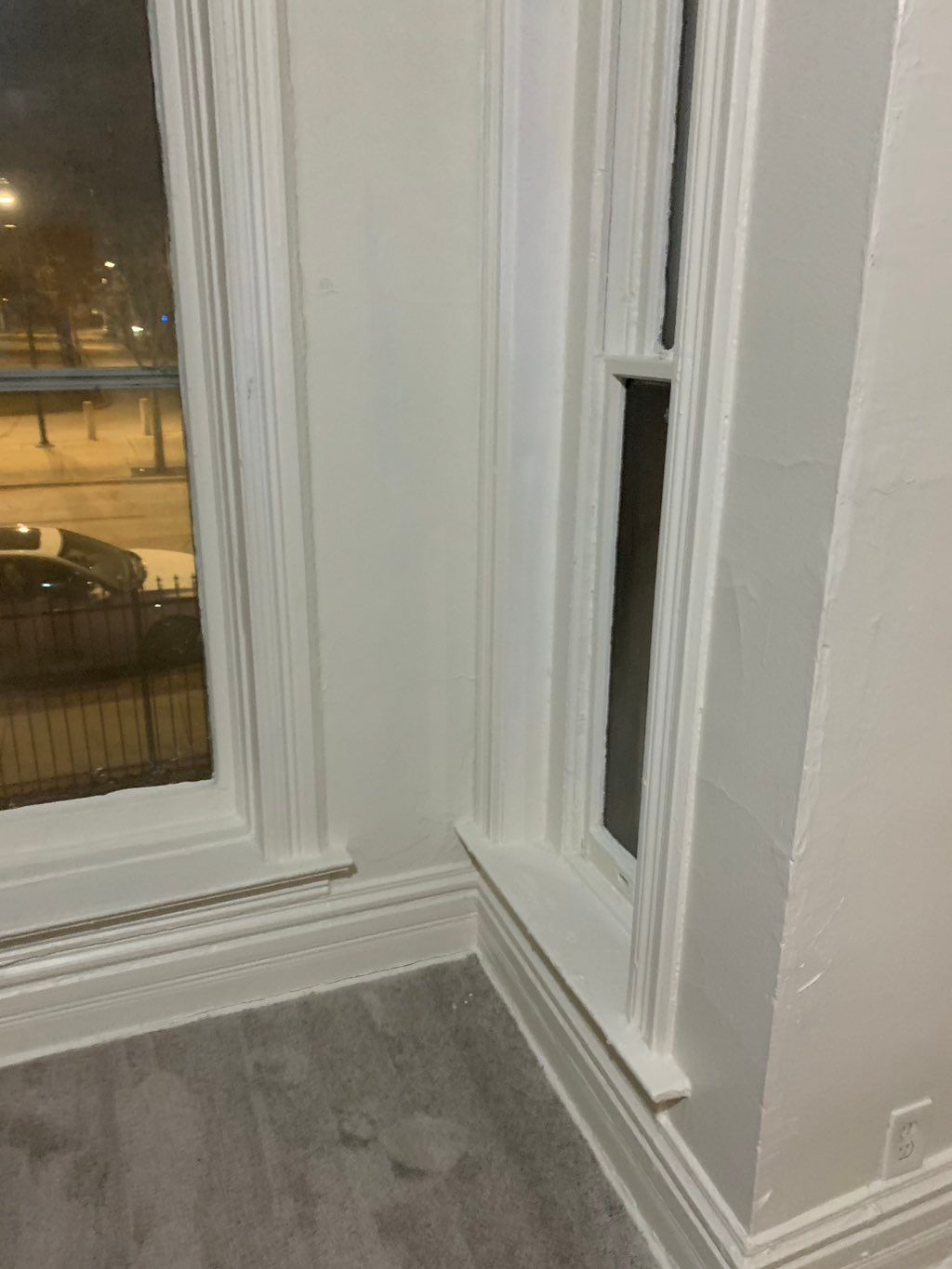 I wash window seals and door frames