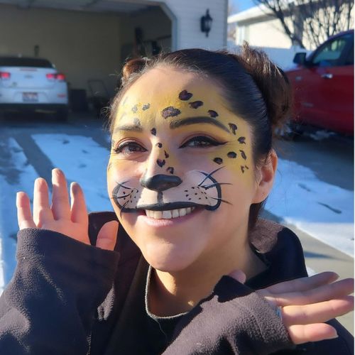 Majestic Elephant Face Painting