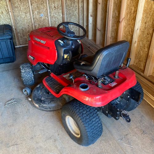 Had a riding Toro mower in my shed that was left t