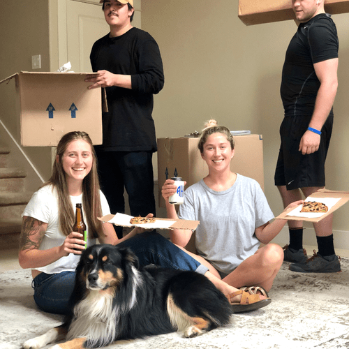 Moving + Pizza Party