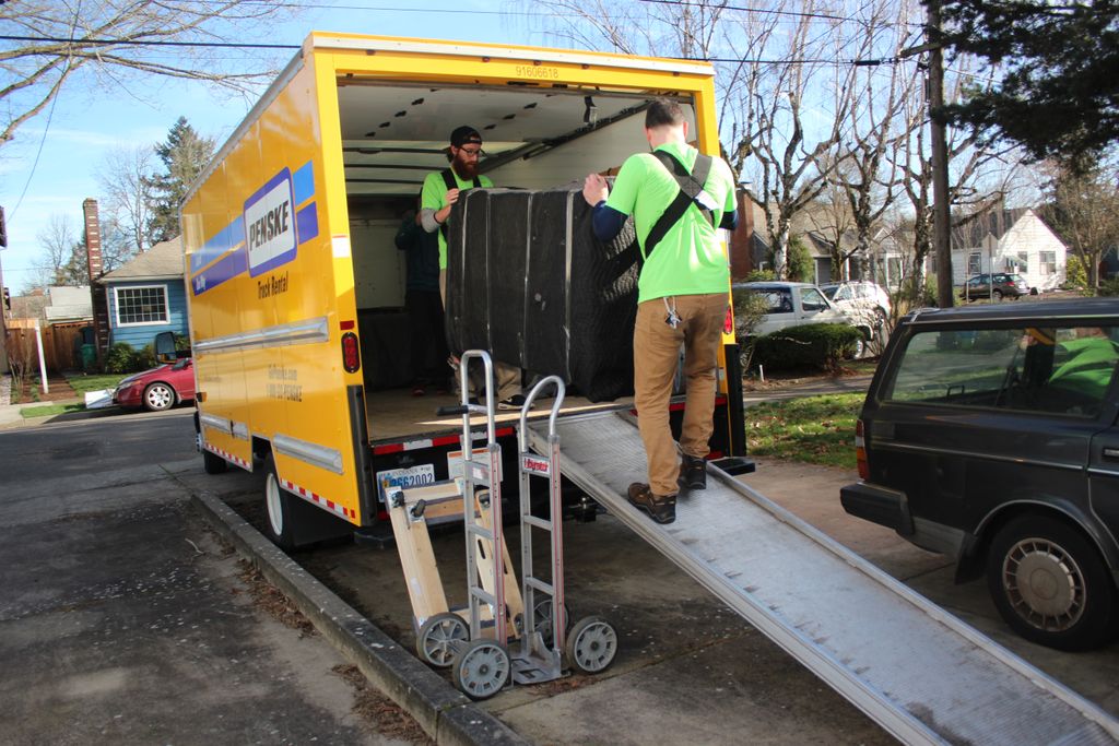 Loading Customer Rental Truck