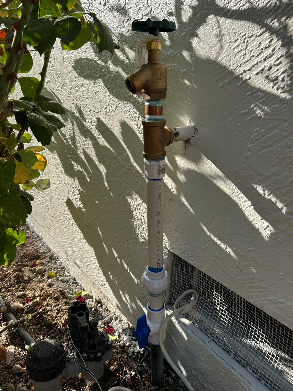 Irrigation and hose bibb