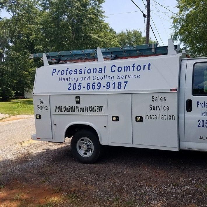 Professional Comfort Heating & Cooling Services