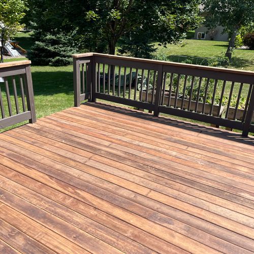  New deck installed. Another happy customer! pic 2