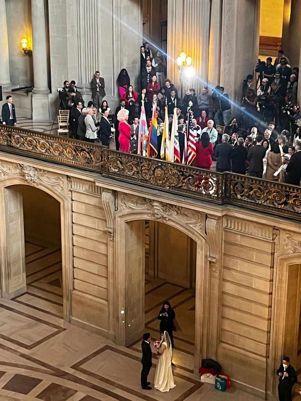 San Francisco City Hall, Valentine's Day