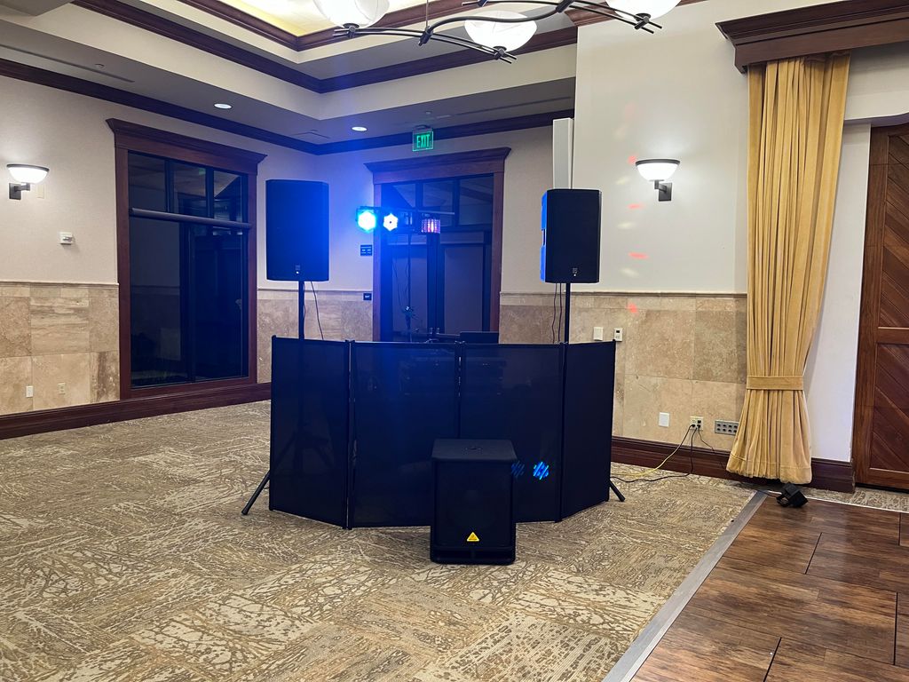 Sweet Sixteen Speaker Setup - Two 15 Inch Tops and