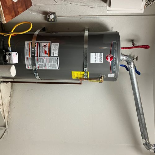 We had a major water heater leak seeping into our 