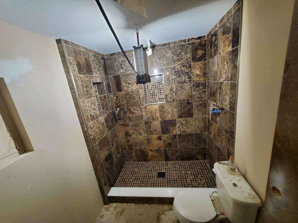 Marble Shower Installation