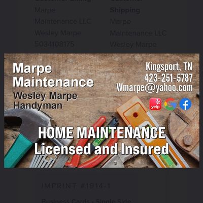Avatar for Marpe Maintnance LLC