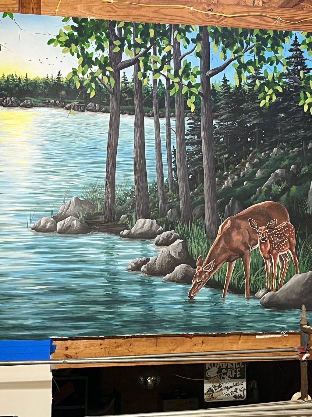 Mural Deer