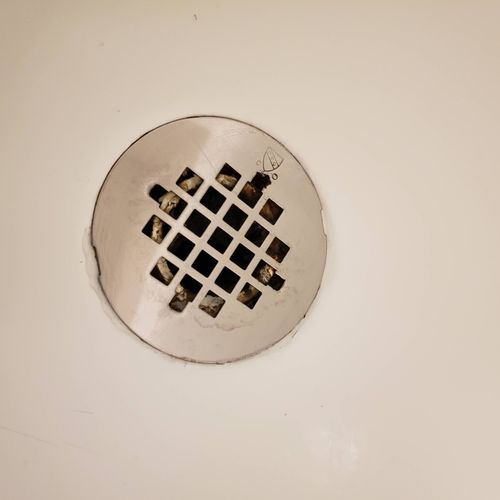 Shower drain after