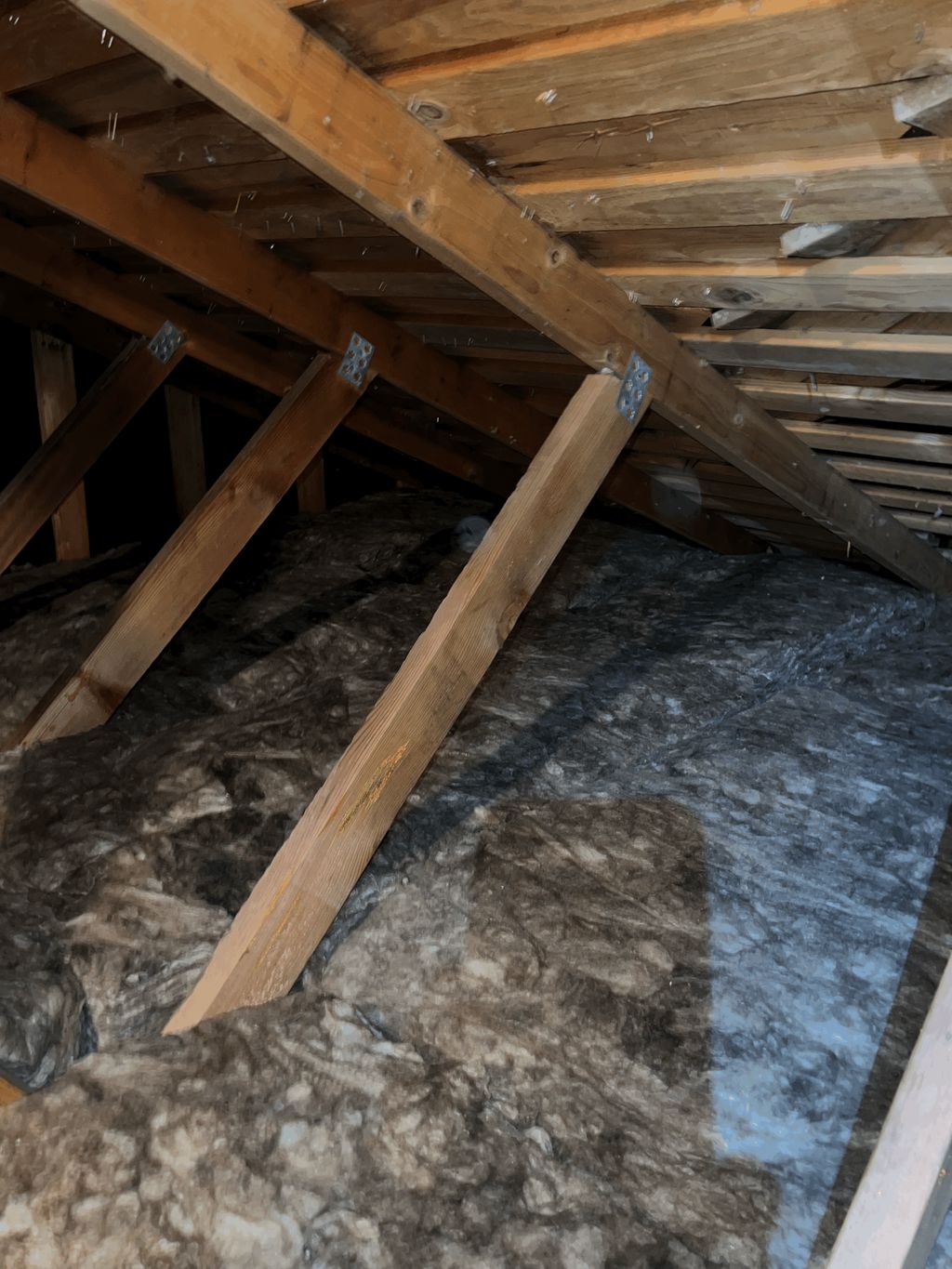 New Attic Batted Insulation installed