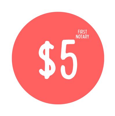 Avatar for $5First Notary/SameDay Apostille