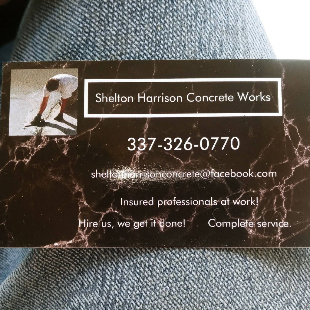 Shelton Harrison Concrete works