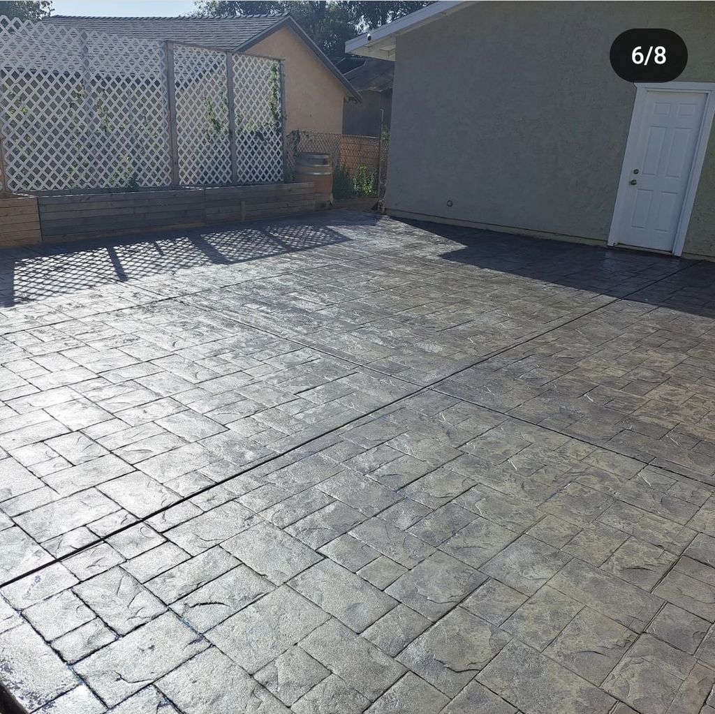 custom stamped concrete