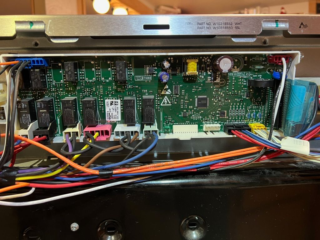 Replacing the burnt control board of the unit