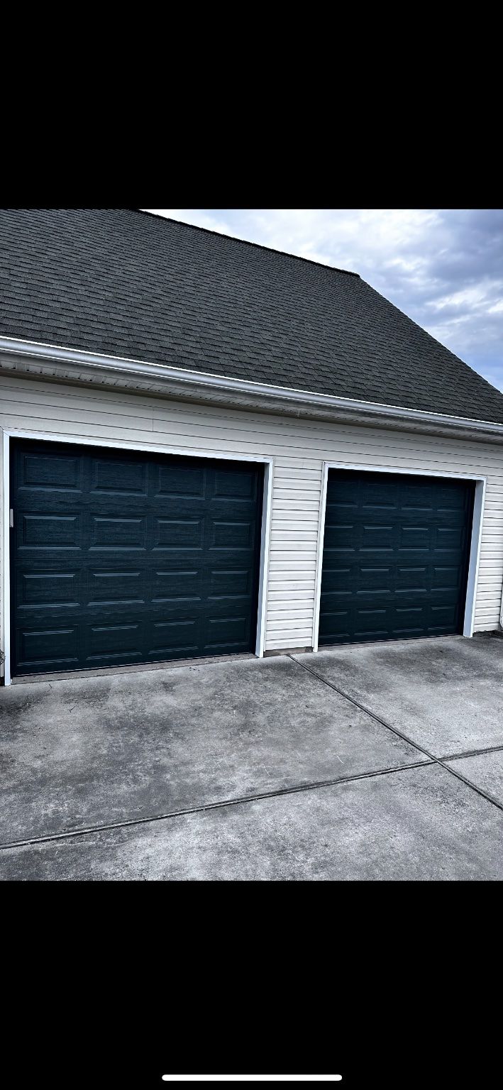 Hash came out and installed garage doors and opene