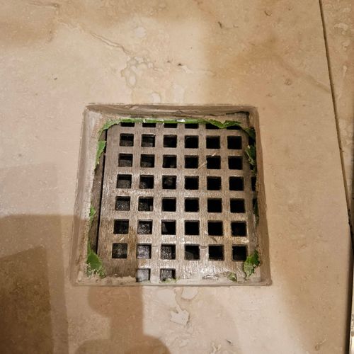 old drain under tile 
