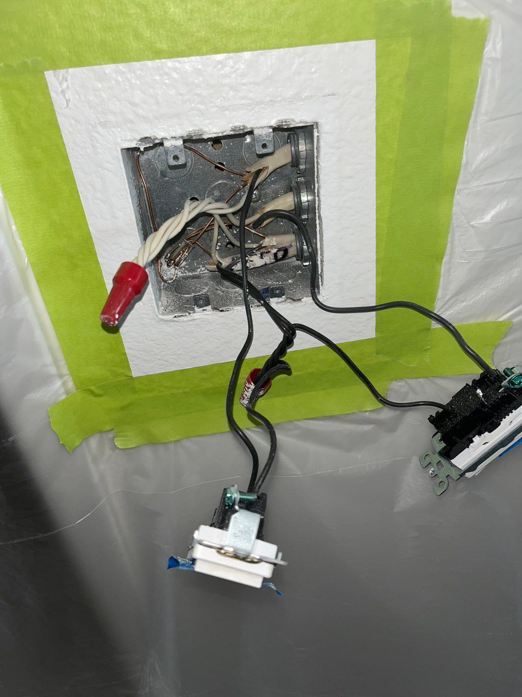 Quick 3way switch and other light switch inside a 