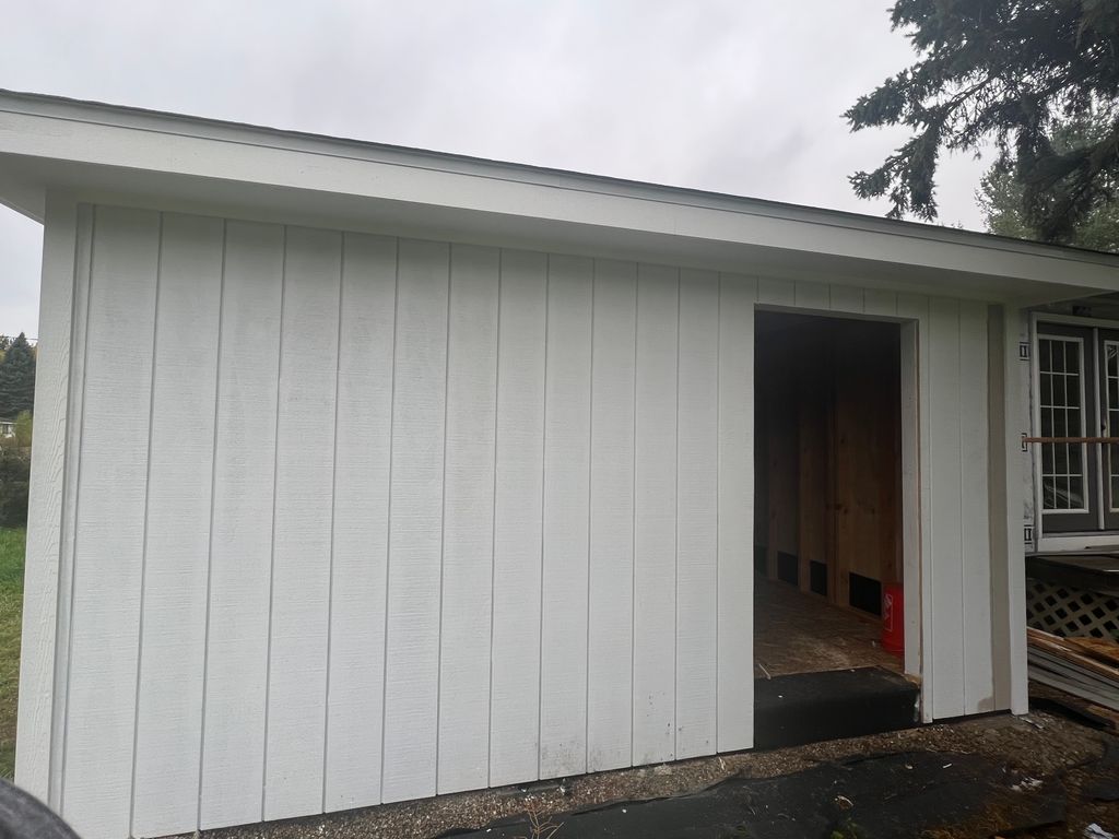 Shed Build Complete and ready for doors