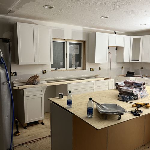 Full House Renovation- Kitchen cabinet Install