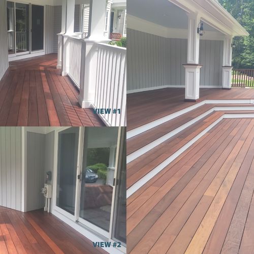 Wood Deck - Staining & Painting