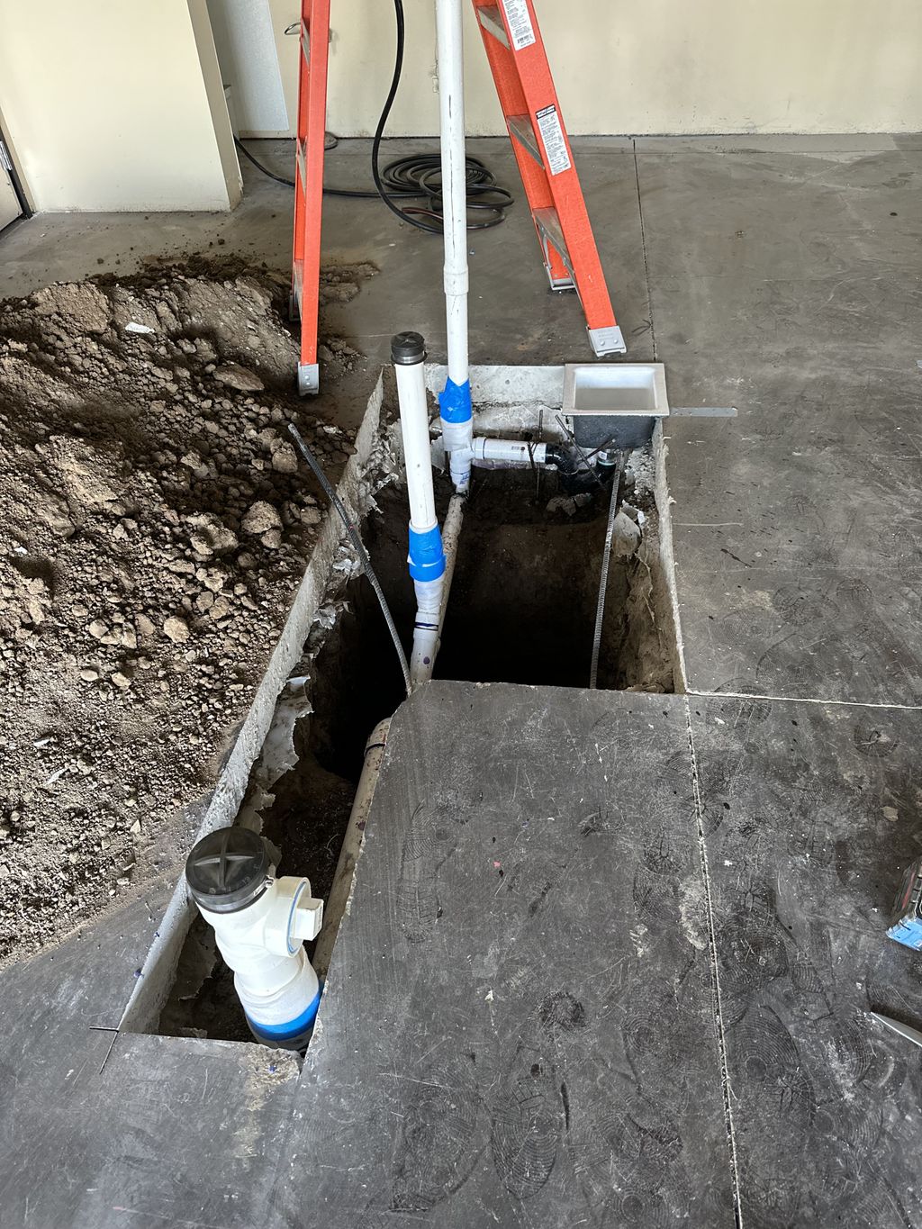 Ground work for a dog spa in La Habra, CA 