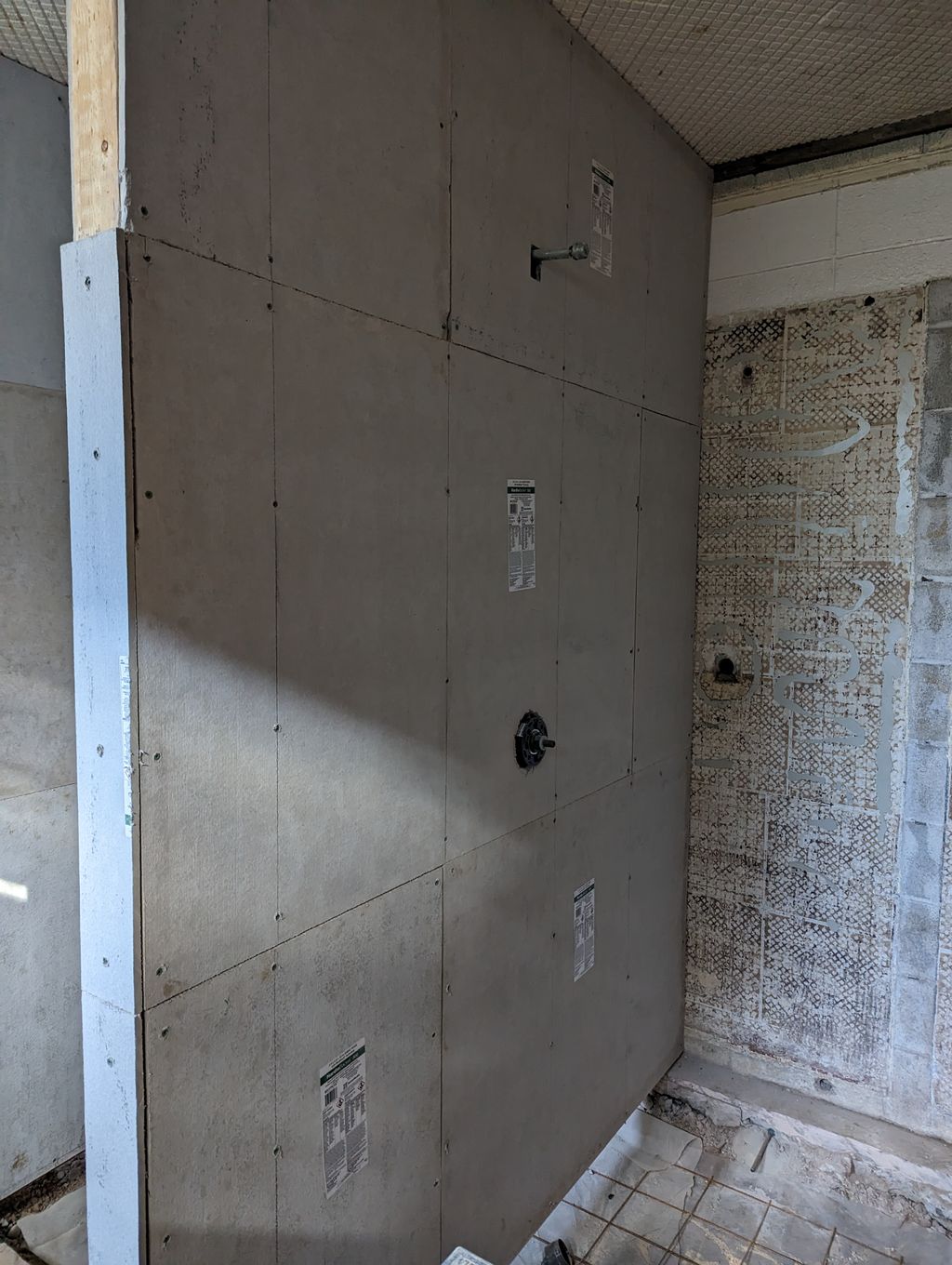 Sheeting Hardback for tile
