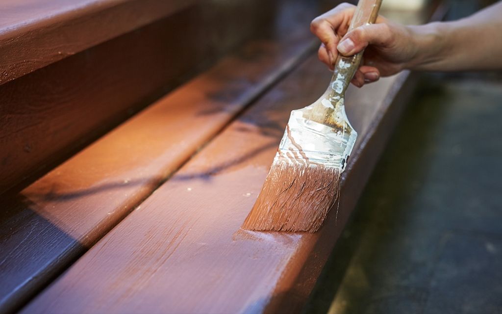 Can you paint composite decking?