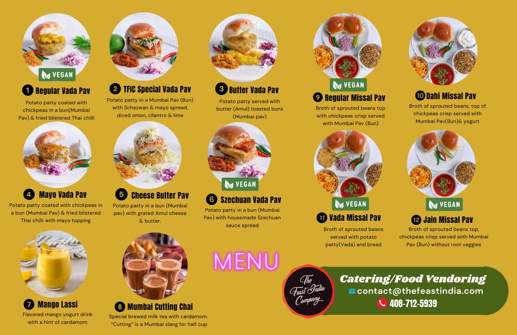 Party Menu Images with Description 