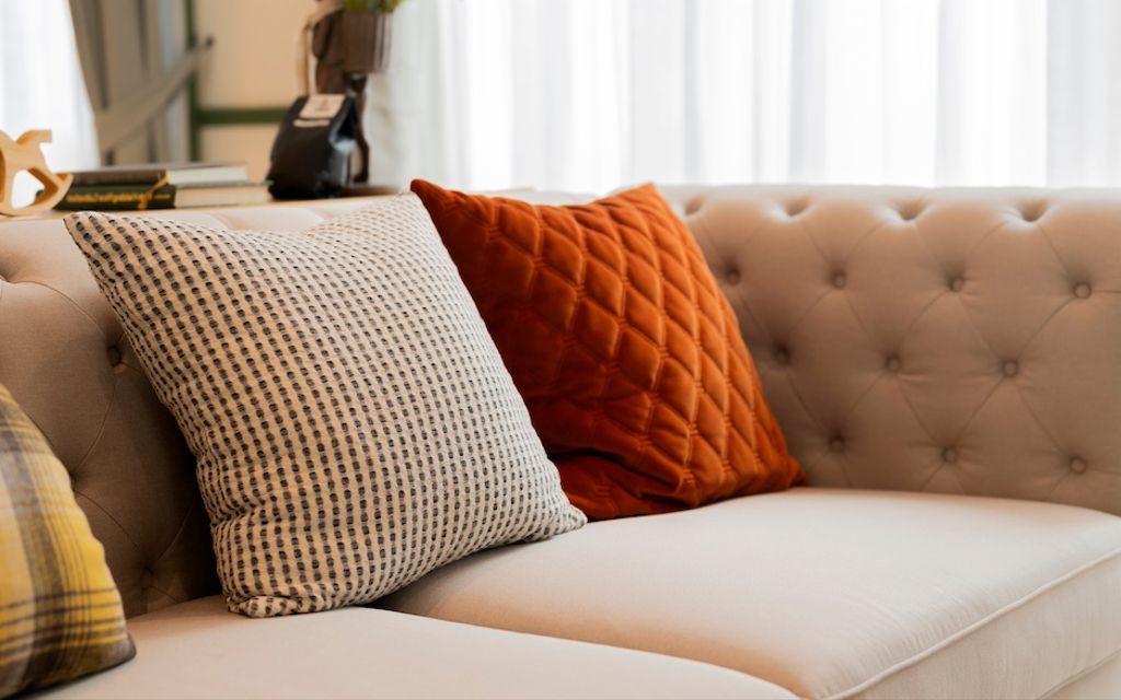 How to clean a polyester couch or sofa.