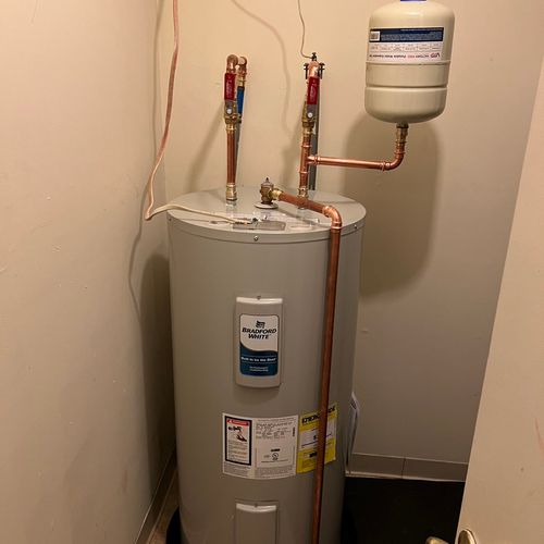I had a great experience getting my water heater r