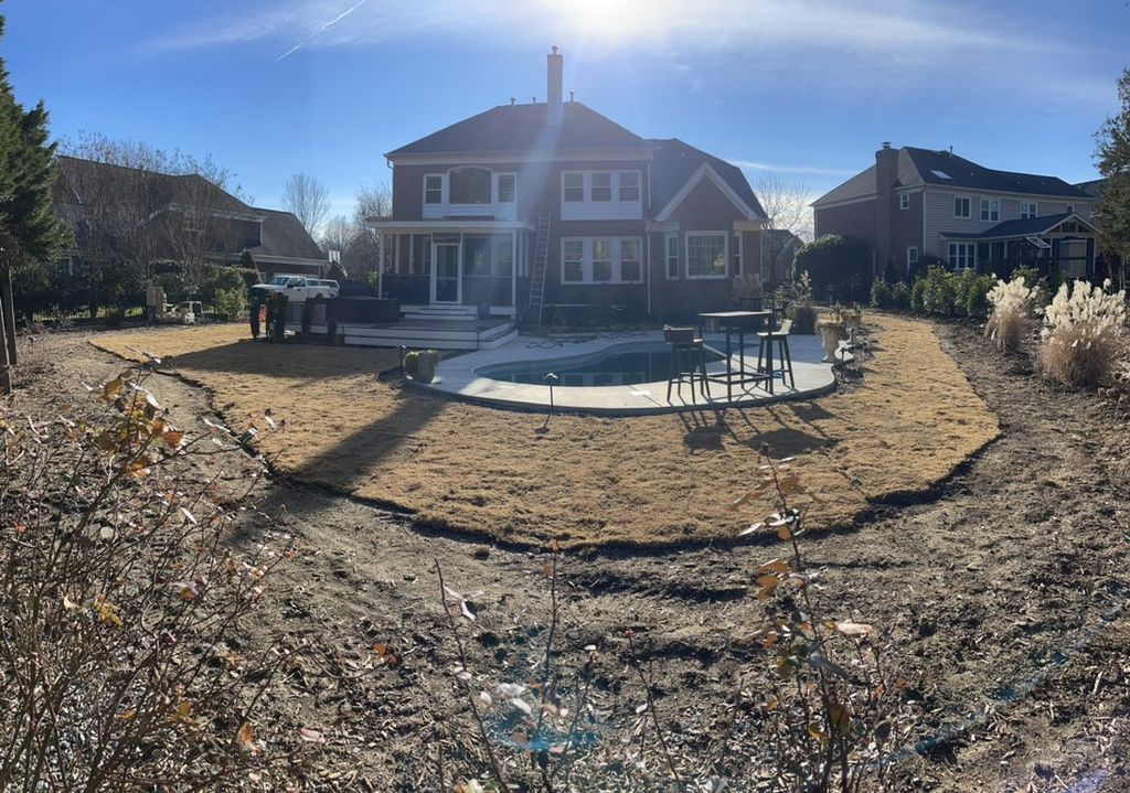 Bermuda sod installed
