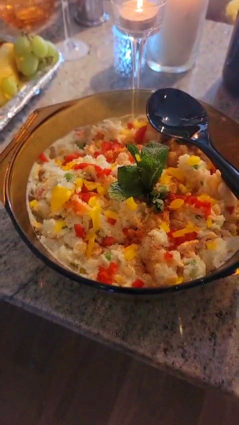 Jamaican Vegan Potato Salad