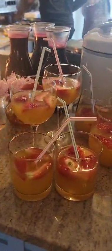 Jamaican Rum Punch Cocktails 