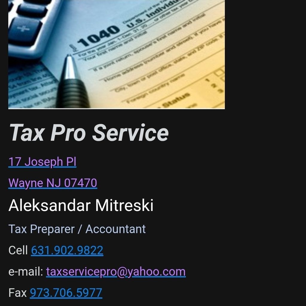 TAX PRO SERVICE