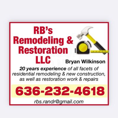 Avatar for RB’s Remodeling & Restoration LLC
