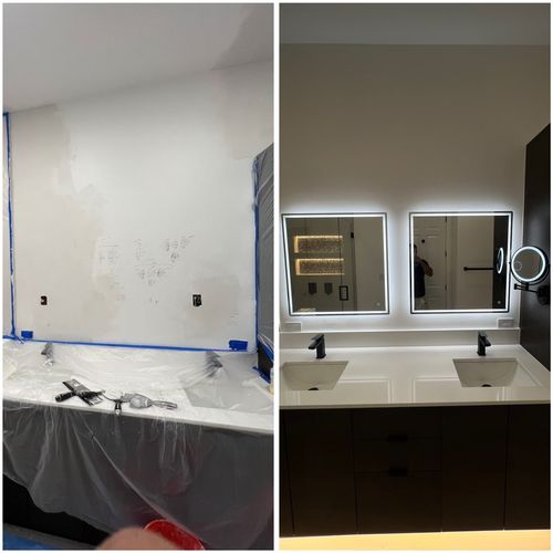 Before and after /bathroom