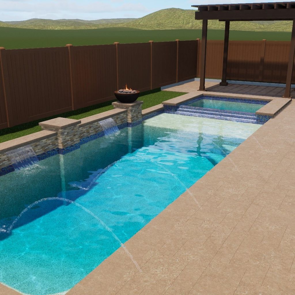 Riverpools and patio