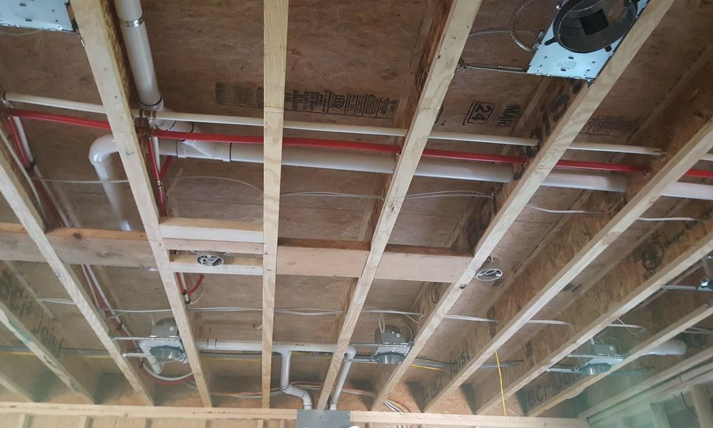 Drain and water repipe