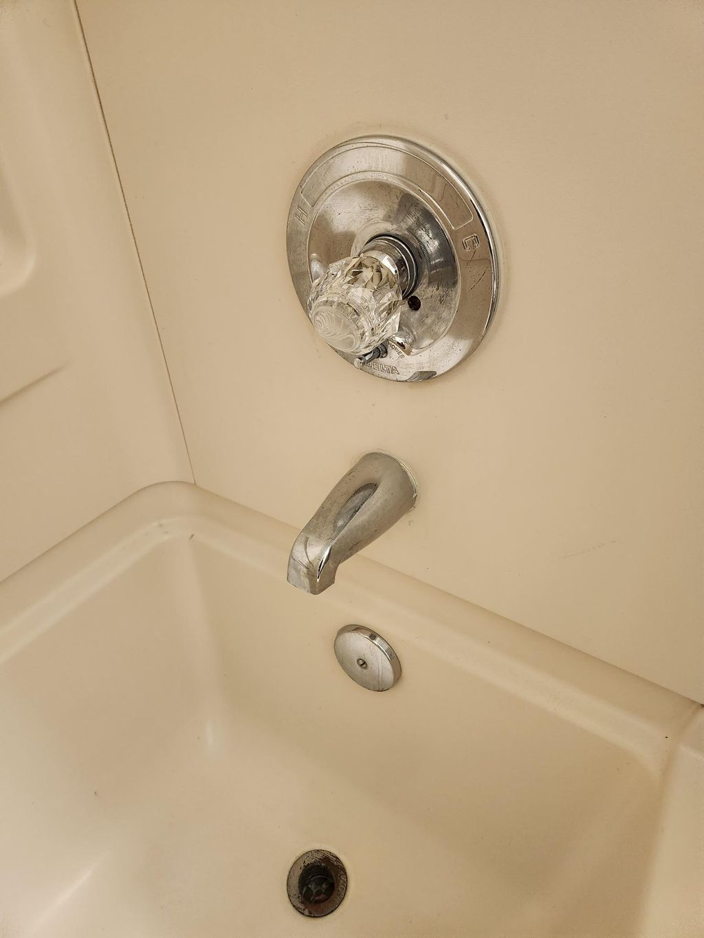 Tub Knob/Handle Repair - After 