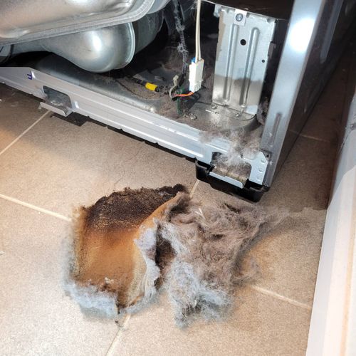 check your dryer before a fire