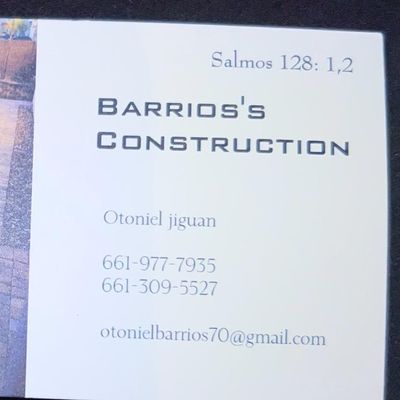 Avatar for Barrios's Construction