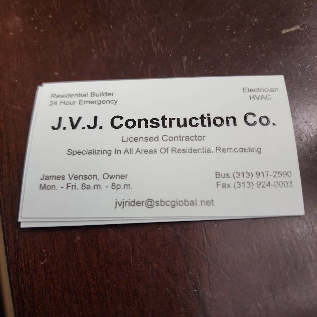 J. V. J. Construction Co.