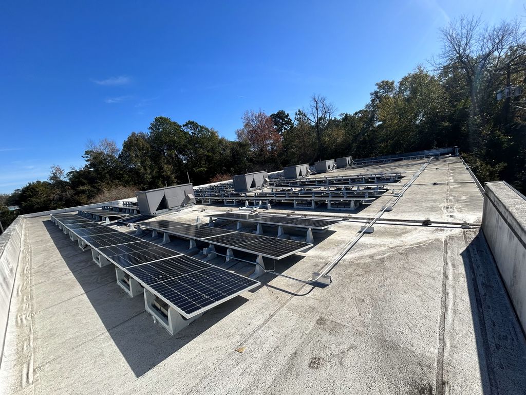 #solar panels #flat roof # Commercial #Thomasville