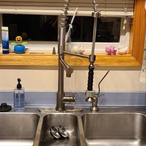 They installed a faucet for me, and were excellent